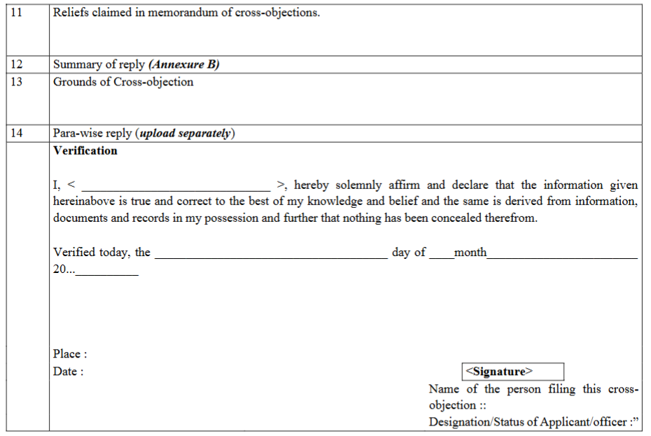 Guide to FORM GST APL-06: Filing Cross-Objections
